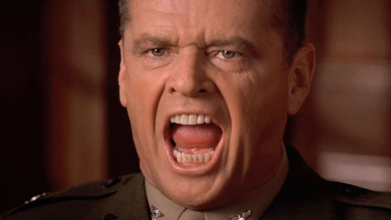 You can't handle the remote work (A Few Good Men)